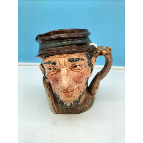 308 - Royal Doulton Large 19cm Character Jugs (4) to include Johnny Appleseed D6372, Old Charlie D5420, Sa... 