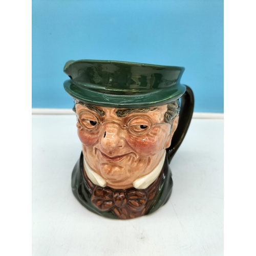 308 - Royal Doulton Large 19cm Character Jugs (4) to include Johnny Appleseed D6372, Old Charlie D5420, Sa... 