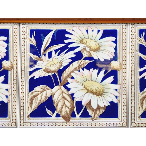 318 - H&R Johnson Twin Handled Tiled Serving Tray. 54cm x 39cm.