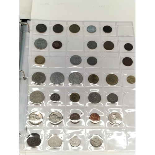 319 - Part Filled Folder of Worldwide Collectable Coins.