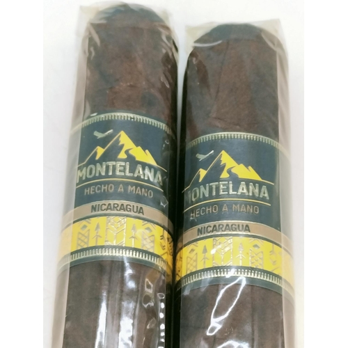 324 - 2 x Montelana Gigantic 6 x 60 Cigars.