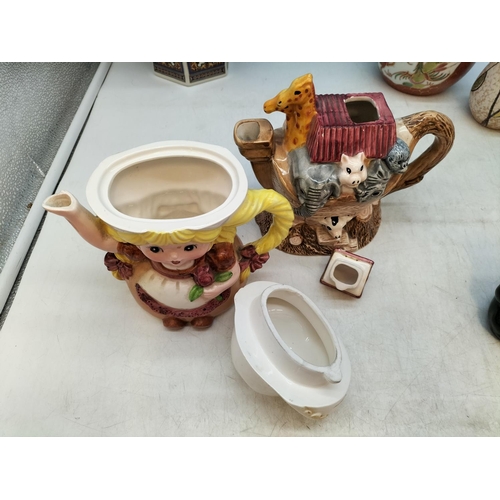 331 - Collection of Mixed Pottery to include Teapots, Plates, Vases, etc.