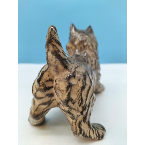 349 - Beswick Figure of a Cairn Terrier with Red Ball. 11cm High x 13cm.