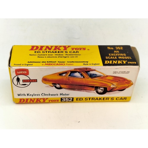 402 - Boxed Dinky Toys 'Ed Straker's Car' 352. With Instructions.