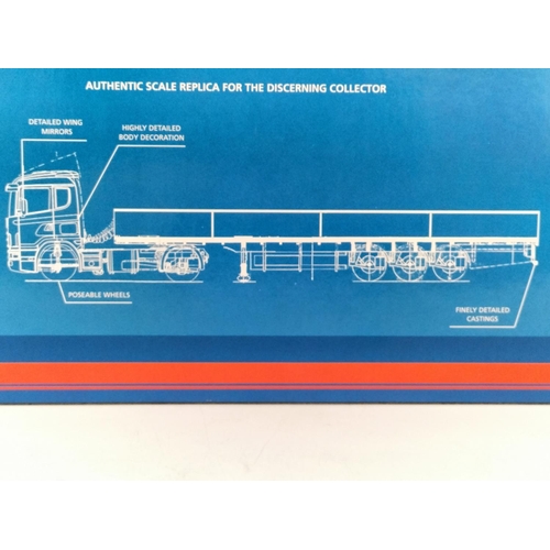 403 - Boxed Corgi Limited Edition 'Scania Topline Sided Crane Trailer with Brick Load 