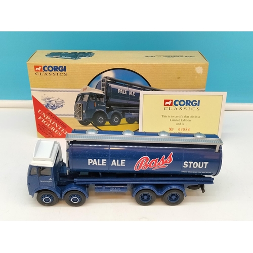 405 - Boxed Corgi Classics Limited Edition ERF Cylindrical Tanker 'Bass Stout' 97319 and Atkinson Cylindri... 