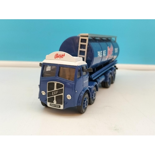 405 - Boxed Corgi Classics Limited Edition ERF Cylindrical Tanker 'Bass Stout' 97319 and Atkinson Cylindri... 