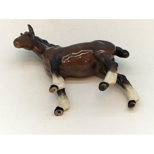 406 - Beswick Figure of a Shire Horse Foal. 11.5cm High.