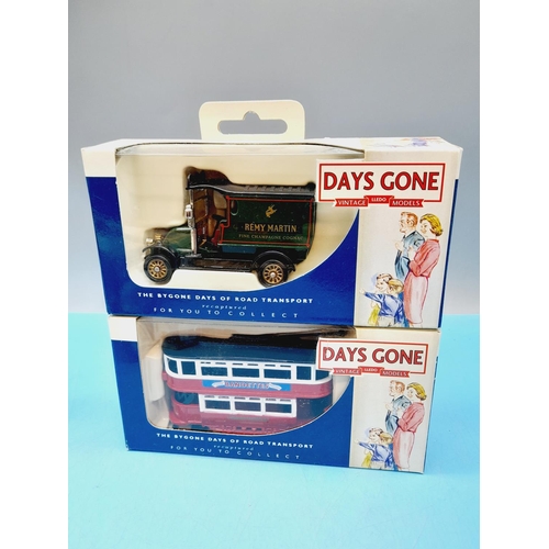 413 - Collection of 'Days Gone' Die-Cast Vehicles plus a Boxed Set (not correct vehicles in box).