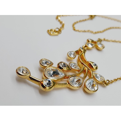 498 - Swarovski Crystal Pendant and Chain.