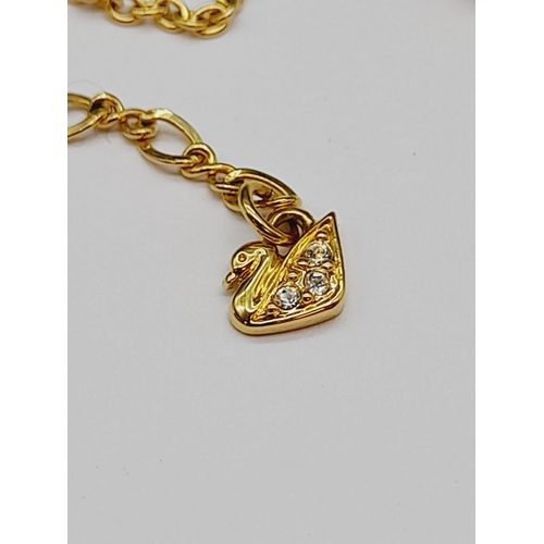 498 - Swarovski Crystal Pendant and Chain.