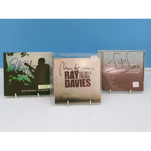 525 - Collection of 11 Signed CDs, Artists to include Toploader, Travis, David Grey, Christopher Cross, et... 