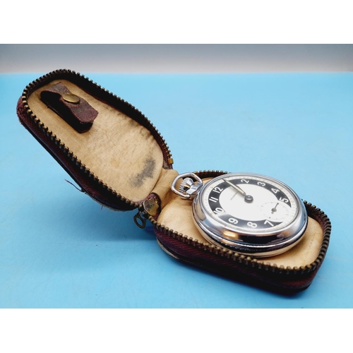 536 - Cased Ingersoll Pocket Watch, The Metropolitan Whistle and Princeton Ladies Watch on Chain.