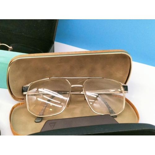 580 - Collection of Eye Wear Glasses to include Tiffany & Co, Jaguar, Paloma Picasso, etc plus Osprey Lond... 