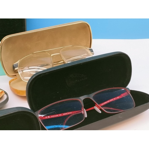 580 - Collection of Eye Wear Glasses to include Tiffany & Co, Jaguar, Paloma Picasso, etc plus Osprey Lond... 