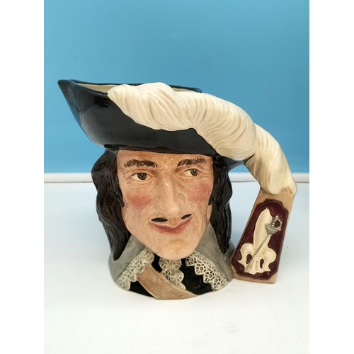 60 - Full Set of Royal Doulton Large 19cm 'Four Musketeers' Character Jugs to include Athos D6439, Aramis... 