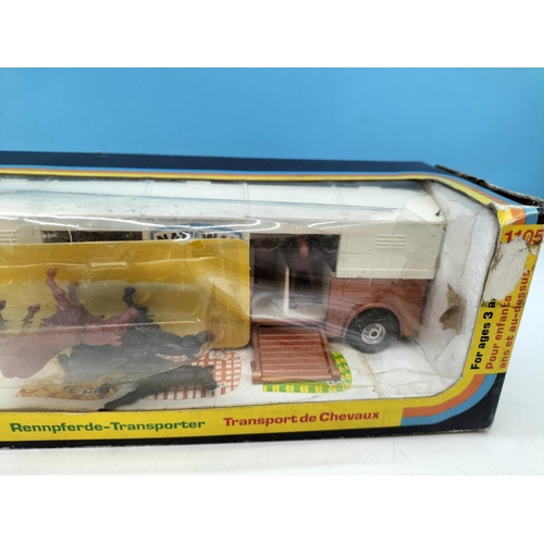 69 - Boxed Corgi 1105 Horse Transporter. Complete. Slight Damage to Box.