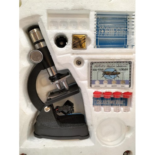 391 - Boxed Young Scientist Microscope Lab Set plus Boxed Eco Home Knife Sharpener.