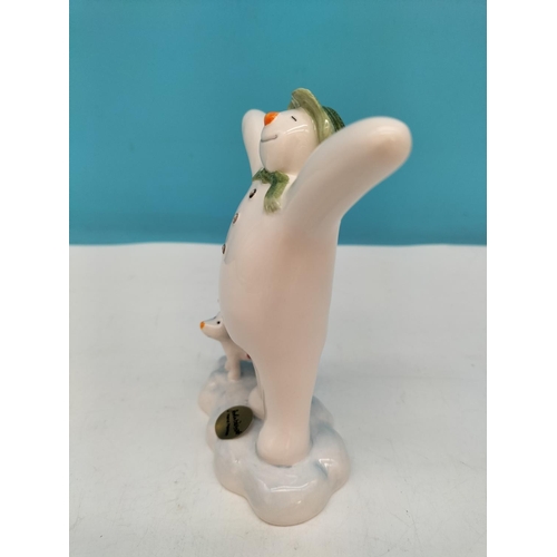 297 - Boxed John Beswick 'The Snowman and the Snowdog' Figure. 13cm High x 9cm.