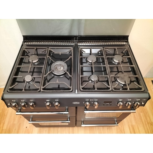 184 - Belling Farmhouse 7 Burner Gas Cooker with 2 Ovens and Grill. 92cm High, 100cm x 62cm. Vendor Advise... 