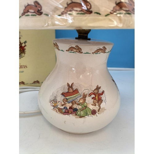 108 - New in Box Royal Doulton 'Bunnykins' Lamp Base and Shade.