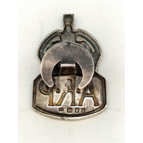 195 - ARP Hallmarked Lapel Badge