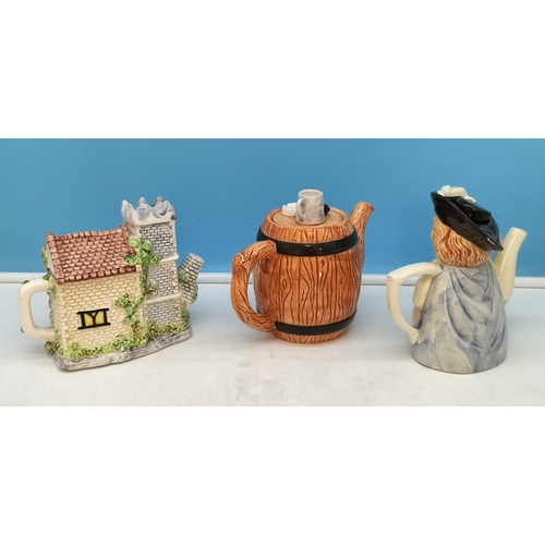 234 - Collection of Novelty Teapots