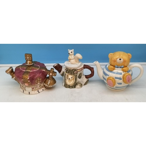 234 - Collection of Novelty Teapots