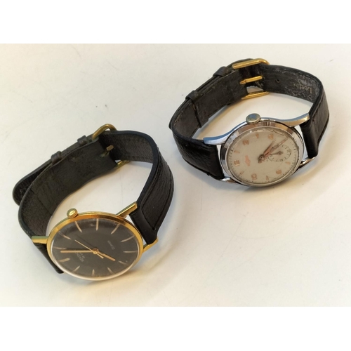 239 - Mechanical Wind Up Gents Watches W/O, Sekonda De Luxe 23 Jewels (USSR) plus Incarna Swiss Made.