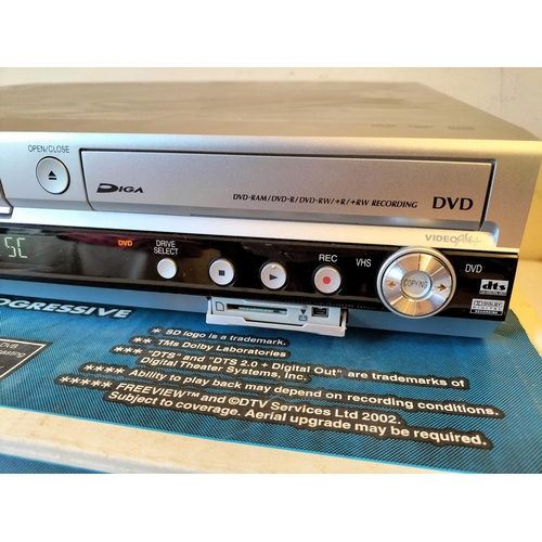 317 - Boxed Panasonic DMR-EZ45V DVD Recorder W/O.