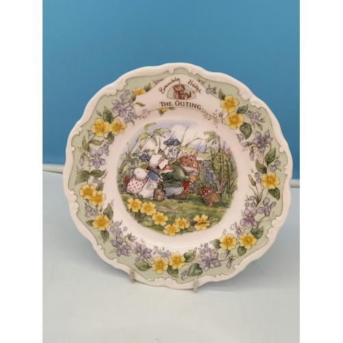 32 - 3 Pieces of Royal Doulton Brambly Hedge Collection - Boxed 'Birthday' Cup and Saucer, Boxed 'The Out... 