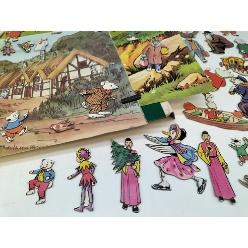 475 - Vintage Mako Magnorama 'Rupert Bear' Scenes Set.