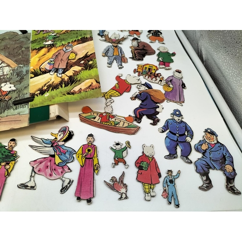 475 - Vintage Mako Magnorama 'Rupert Bear' Scenes Set.