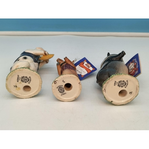 5 - 9 Piece Beswick Pig Band. All But One Boxed. Tallest 12cm.