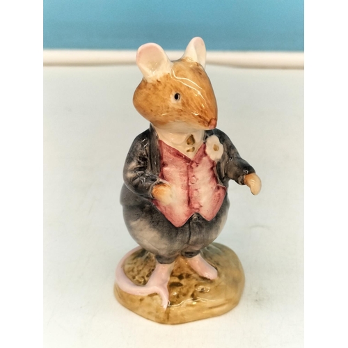 571 - Royal Doulton Brambly Hedge Figure 'Dusty Dogwood' DBH 6, Royal Doulton 11cm Figure  'Storytime' HN ... 