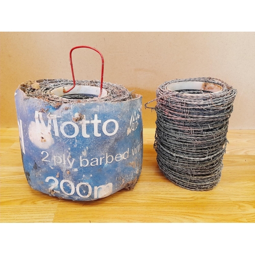 601 - Two Ply Barbed Wire - 1 x 200m (Full) plus One Part Roll. Collection Only.