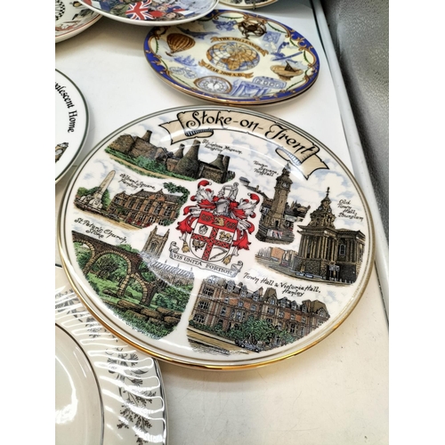 630 - Collection of Mixed Collectors Plates to include Staffordshire Oatcake, Colliery Plates, VE Day, Que... 