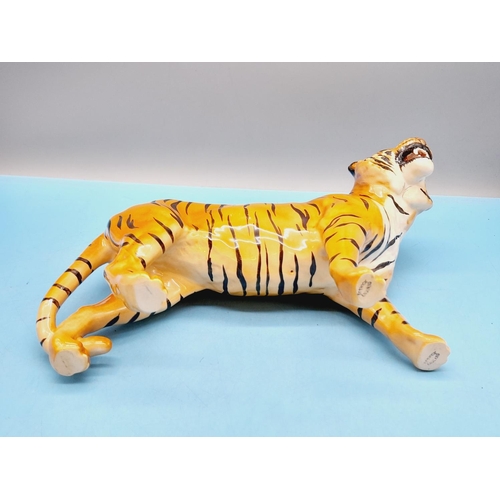 115 - Beswick Figure of a Tiger 19cm High x 29cm.