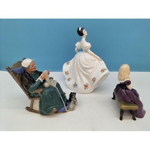 145 - Royal Doulton Lady Figures (3) to include 'Kate' HN 2789, 'Affection' HN2236 and 'Twilight' HN 2256.... 