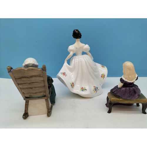 145 - Royal Doulton Lady Figures (3) to include 'Kate' HN 2789, 'Affection' HN2236 and 'Twilight' HN 2256.... 