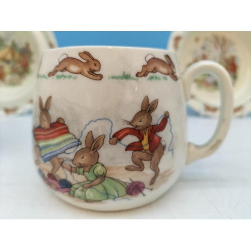 149 - Royal Doulton Bunnykins Items to include Mug, Plate and Bowls (2).