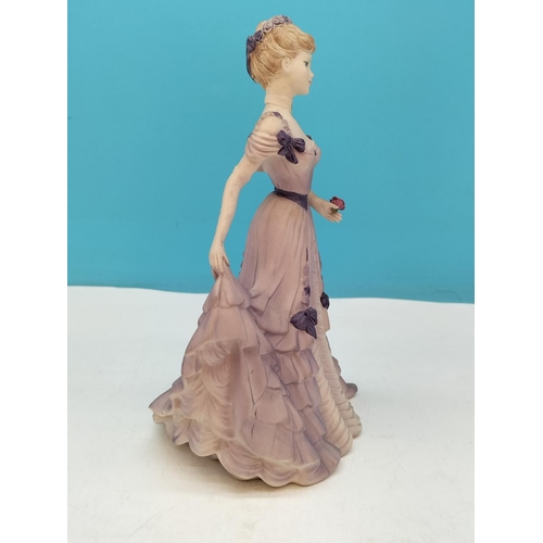 180 - Coalport Age of Elegance 21cm Lady Figure 'First Waltz'.