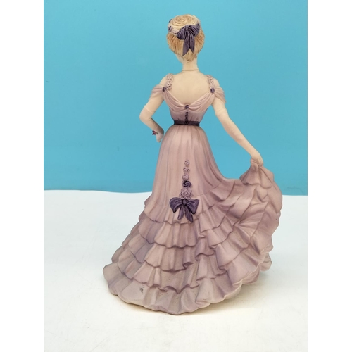 180 - Coalport Age of Elegance 21cm Lady Figure 'First Waltz'.