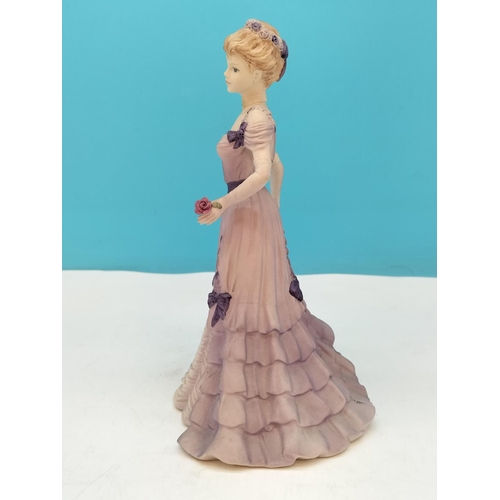 180 - Coalport Age of Elegance 21cm Lady Figure 'First Waltz'.