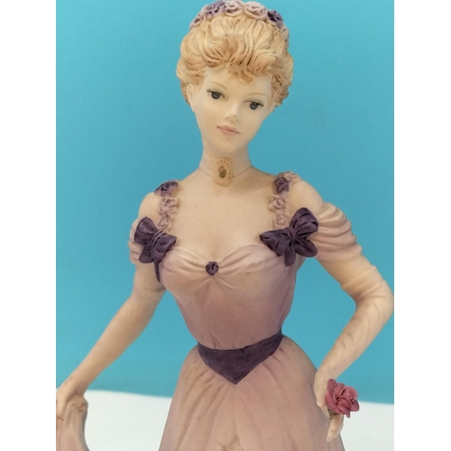 180 - Coalport Age of Elegance 21cm Lady Figure 'First Waltz'.