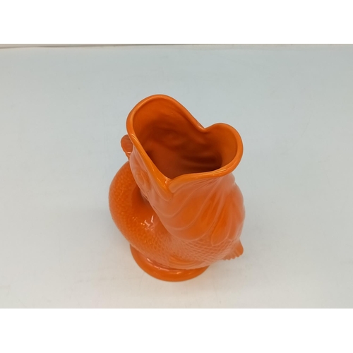 192 - Wade Orange 22cm Gluggle Jug.