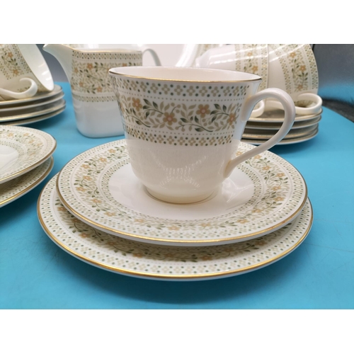 26 - Royal Doulton 20 Piece Part Tea Set in the 'Paisley' Pattern to include Trios (6), Cake Plate and Mi... 