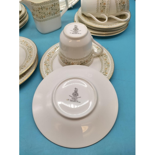 26 - Royal Doulton 20 Piece Part Tea Set in the 'Paisley' Pattern to include Trios (6), Cake Plate and Mi... 