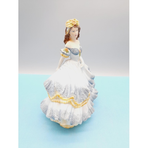 283 - Coalport Age of Elegance 21cm Lady Figure 'Secret Rendezvous'.