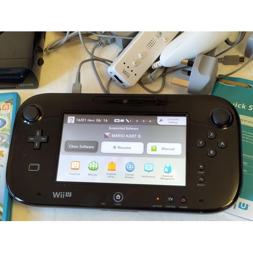 36 - Nintendo Wii U Bundle to include Wii Games, Nunchuck Controllers, etc.